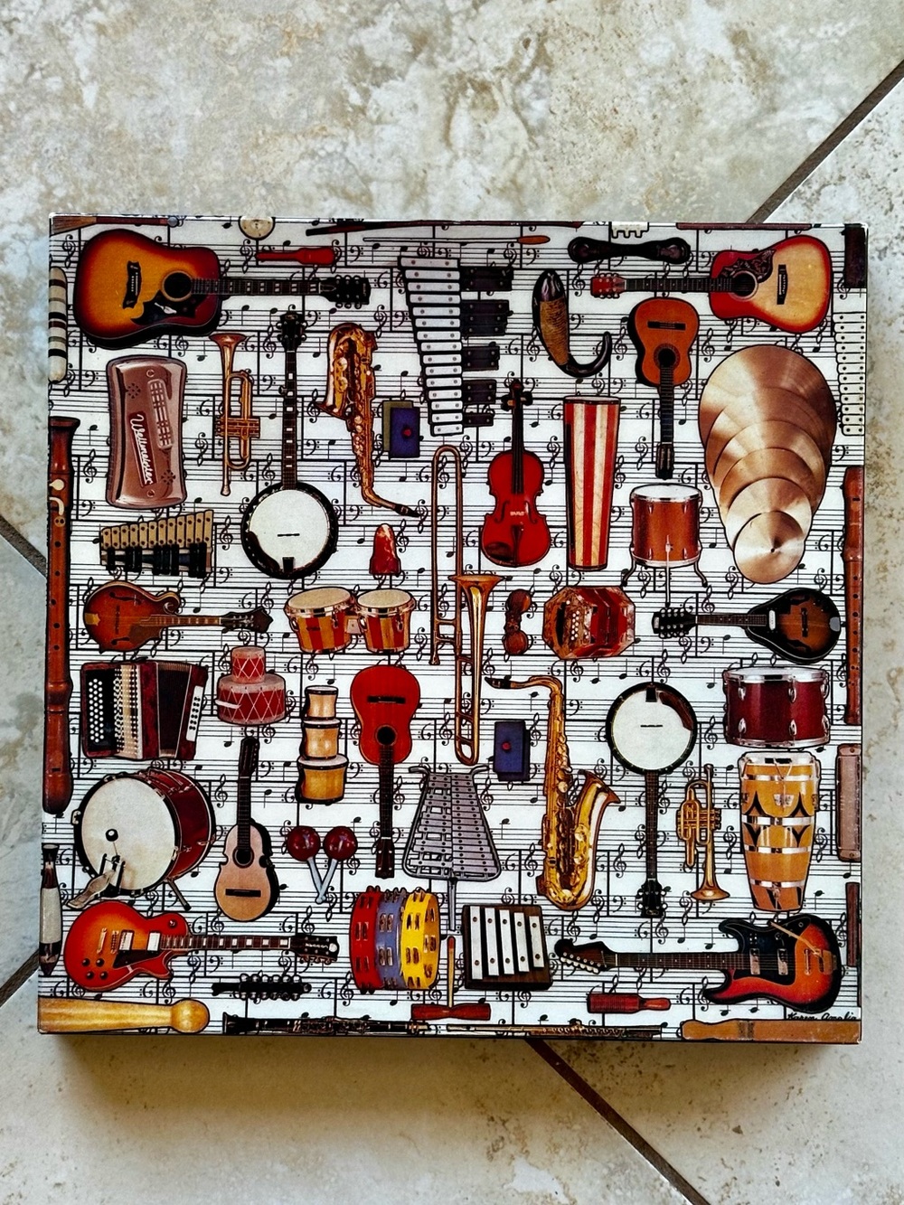 Vintage 1980 Music Makers Jigsaw Puzzle Eaton The Treasure Collection.